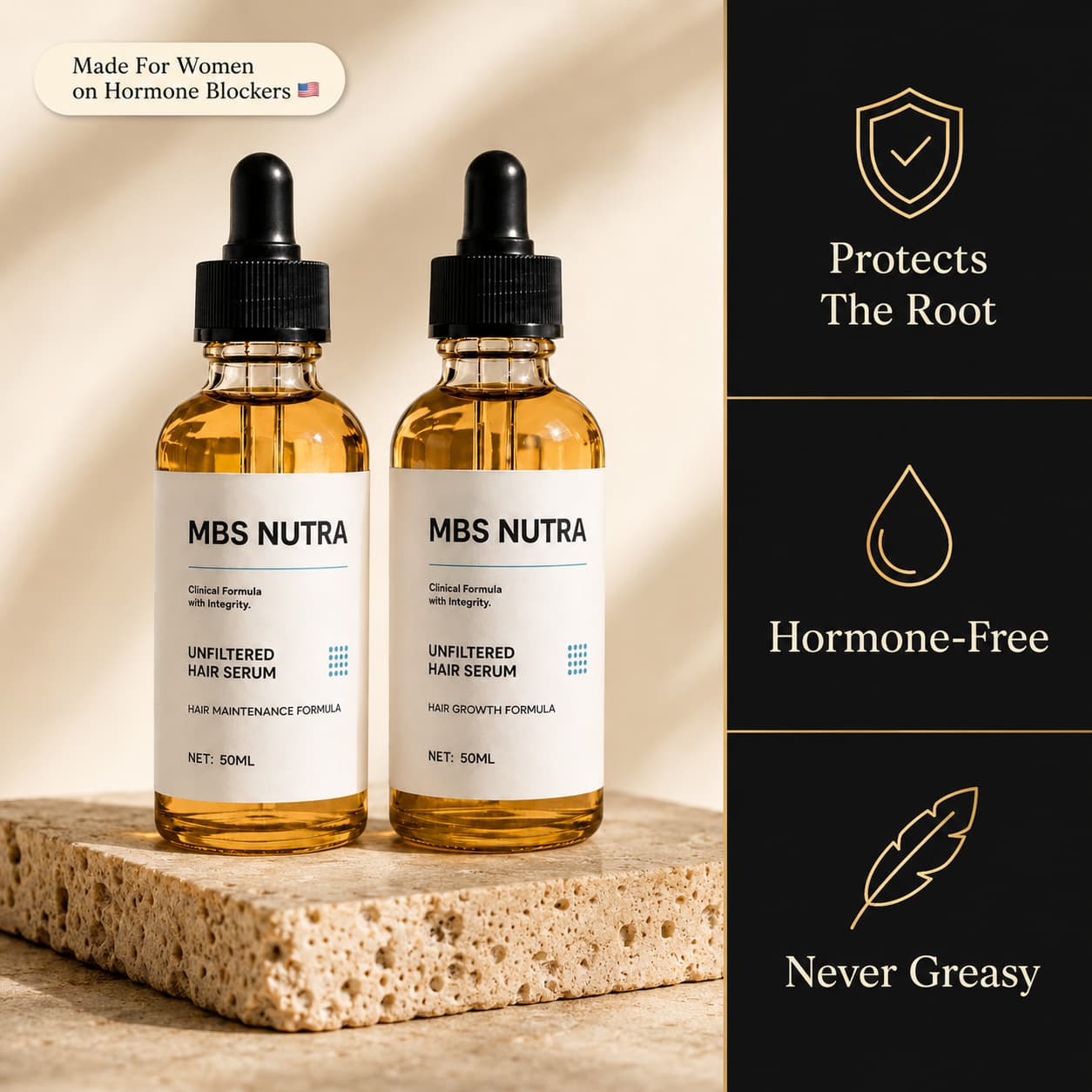 MBS Nutra Hair Revitalization Serum — Growth and Maintenance serums